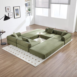 English Elm United We Win Corduroy Convertible Sofa Bed with Memory Foam for Compact Living Spaces W1568P372055