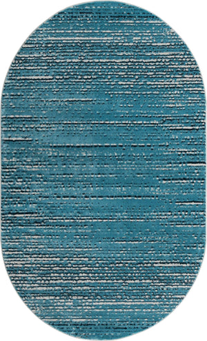 Unique Loom Oasis Calm Machine Made Abstract Rug Blue, Navy Blue/Ivory 5' 1" x 8' 0"