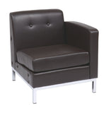 OSP Home Furnishings Wall Street Armchair RAF Espresso