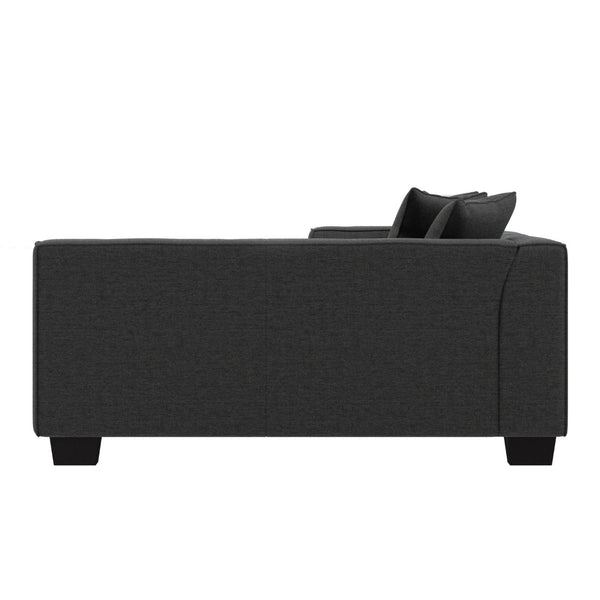 English Elm Marston Corduroy L-shape Sectional Sofa Deep Seating Six Seat Modern Living Room B127S00002
