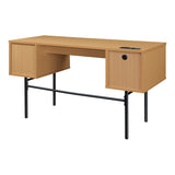 OSP Home Furnishings Denmark Executive Desk Natural