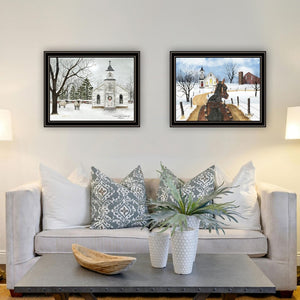 English Elm Trendy Decor 4u Billy Jacobs Two Piece Seasonal Framed Canvas Wall Art Set B067P255217