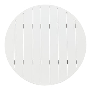 Zuo Modern Ren Bar Table White - Stylish Powdercoated Aluminum Design For Outdoor Use, Events & Hospitality White Aluminum 704150-zuo-modern