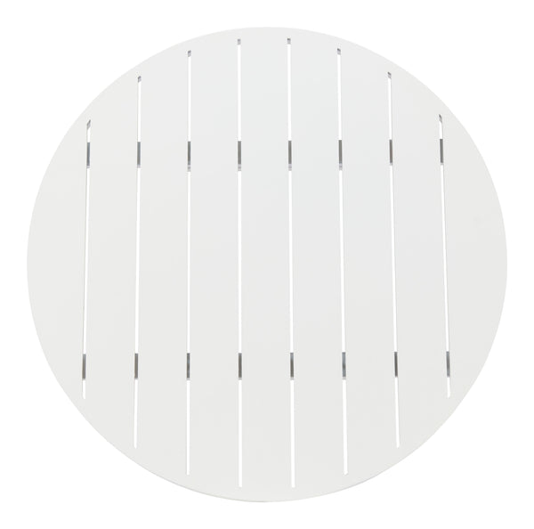 Zuo Modern Ren Bar Table White - Stylish Powdercoated Aluminum Design For Outdoor Use, Events & Hospitality White Aluminum 704150-zuo-modern