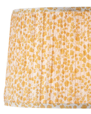 Currey & Company Maiden Tapered Lamp Shade - Ginkgo-inspired Pleated Design For A Chic And Stylish Home Decor Upgrade Yellow Cotton 0900-6002-currey-company