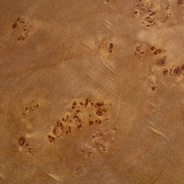 English Elm 43.31 Inch Burl Veneer Rectangular Coffee Table Mid-century Pedestal Base Living Room Walnut W2582P431212