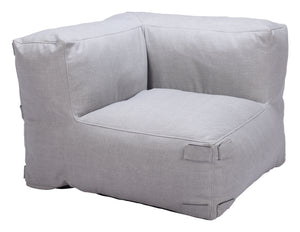 Luanda Corner Chair Gray 704002 Zuo Modern