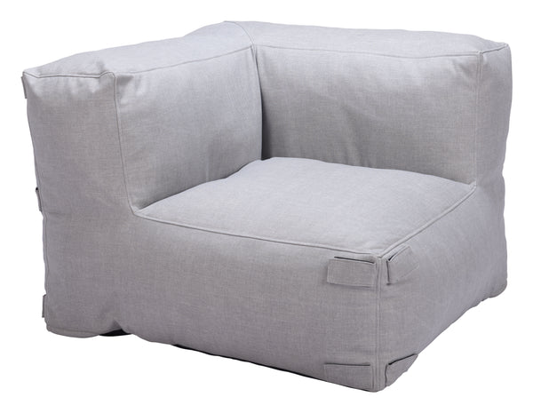 Luanda Corner Chair Gray 704002 Zuo Modern