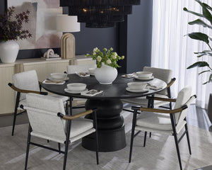 Sunpan Ancona Table Lamp - Handcrafted Elegance with Unique Travertine Design for Timeless Décor Appeal Natural