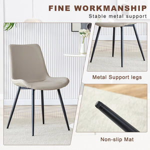English Elm Table and Chair Set Adjustable Height Mdf Wood Grain Top with Four Pu Seats W1151S03996