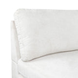 Christopher Knight Home® - Noble House - Beamon Contemporary Fabric Chaise Lounge, Ivory and Silver