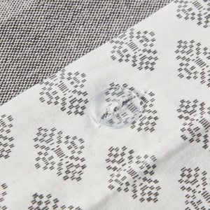 English Elm Full/Queen Kara Cotton Jacquard Duvet Cover Set – OEKO-TEX, button closure, ties, global striped & diamond design Gray 11.81 L x 9.84 W x 5.51 H B03596507