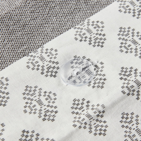 English Elm Full/Queen Kara Cotton Jacquard Duvet Cover Set – OEKO-TEX, button closure, ties, global striped & diamond design Gray 11.81 L x 9.84 W x 5.51 H B03596507