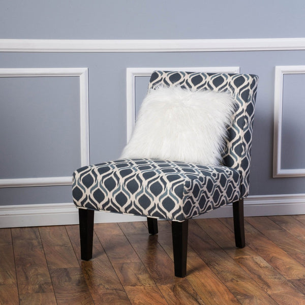 English Elm Accent Chair with Rubberwood Legs Plush Upholstery for Modern Living Spaces N771P218155B