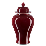 Oxblood Temple Jar
