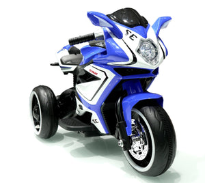 English Elm 6v Kids Ride on Motorcycle with Led Wheel Lights Mp3 Player and Easy Start for Toddlers W1760110306