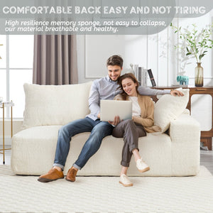 English Elm United Flexible Comfort Sofa - Stylish Chenille Upholstery For Two, Perfect For Lounging & Work W1568P222610-GIGA