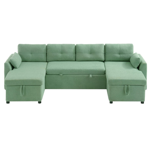 English Elm Swivel Barrel Accent Chair Chenille Tufted Round Club Seat for Living Room Lounge Green N719S002210F