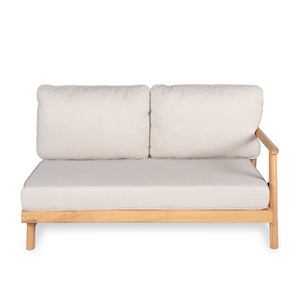 English Elm Christopher Knight Home® - Patio Acacia Wood Sectional Sofa With Chaise Lounge & Water-Resistant Cushions For Outdoor Comfort N772P262284B