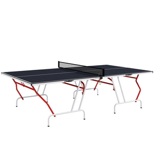 English Elm Soozier Quarter Fold Ping Pong Table Mdf Surface Steel Frame Ready to Play Set W2225P200632
