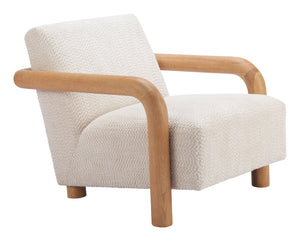 Zuo Modern Subliem Accent Chair In Cotton White – Stylish Modern Design With Solid Ash Wood Frame For Any Space White 100% Polyester,Plywood,Solid Ash Wood 110650-zuo-modern