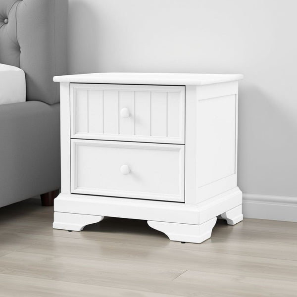 English Elm Syracuse Dark Walnut Nightstand with Antique Brass Hardware for Classic Bedrooms B056P417054