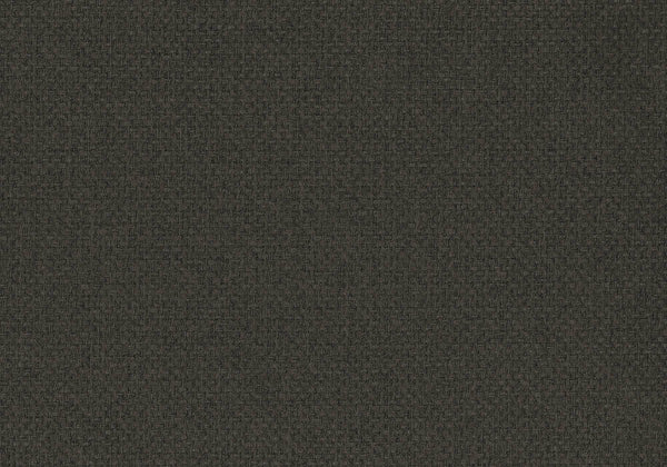 Chair, Upholstered in Dark Grey Fabric with Walnut Legs for Mid-century Living Rooms