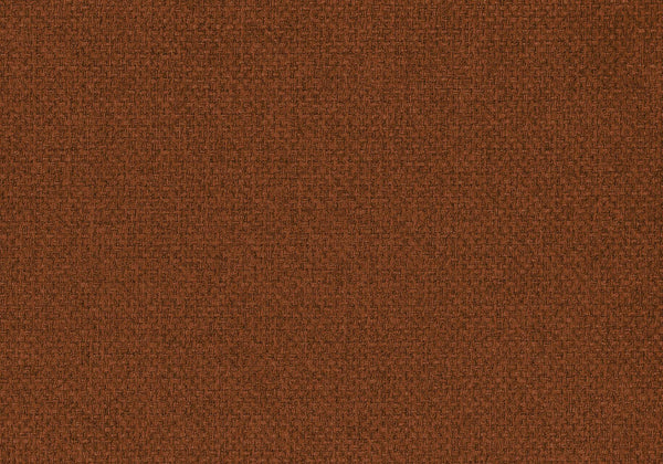 Chair, Mid-century Accent with Rust Fabric Upholstery and Solid Walnut Legs for Living Rooms