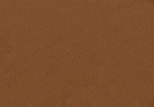 Chair, Cognac Faux Leather Accent Seat with Tapered Walnut Legs for Living Room