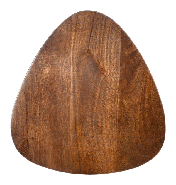 Zuo Modern Spiker Walnut Side Table - Stylish Mango Wood Design For Modern Living Rooms & Hospitality Spaces Walnut Mango Wood 110804-zuo-modern