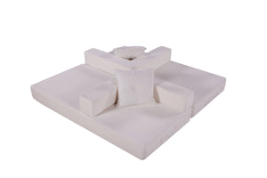 English Elm Sleeper Convertible Futon Sofa Bed with Corduroy Fabric, Ergonomic Foam Support and Space-Saving Design Cream W1708P355151