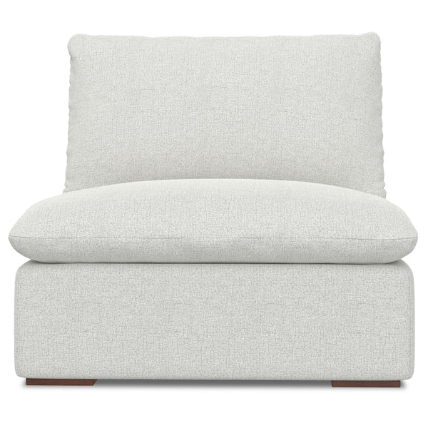 English Elm Jasmine Modular Center Sofa Module: Cloud Grey Comfort, Versatile Design, And Family-Friendly Durability B136P199272