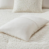 Madison Park Orly Cottage/Country 3 Piece Tufted Woven Comforter Set MP10-8376 Ivory