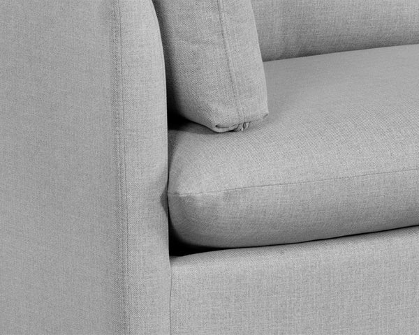 Sunpan NICO Sofa Bed - Modern Charcoal Memory Foam Design for Stylish Comfort in Small Spaces & Guests 108329