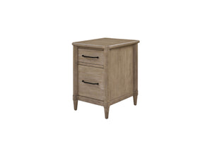 English Elm 2 Drawer Filing Cabinet with Mindi Veneer Finish, Dual Letter & Legal Drawers, Smooth Glides, Sturdy Legs Sand 27.25 L x 23.5 W x 28.25 H B2699P373699