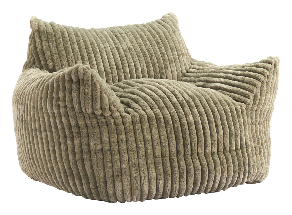 Zuo Modern Calin Armchair – Stylish Comfort With Crumbled Foam Cushioning For Modern Indoor Spaces Green 100% Polyester,Crumbled Foam 110818-zuo-modern