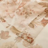 Madison Park Simone Transitional Printed Floral Twist Tab Top Voile Sheer Curtain MP40-8118 Blush