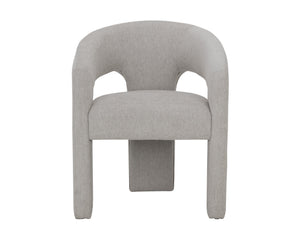 Sunpan Isidore Dining Chair - Contemporary Elegance with Curved Backrest and Clean Lines for Stylish Comfort Ernst Sandstone