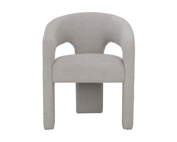 Sunpan Isidore Dining Chair - Contemporary Elegance with Curved Backrest and Clean Lines for Stylish Comfort Ernst Sandstone
