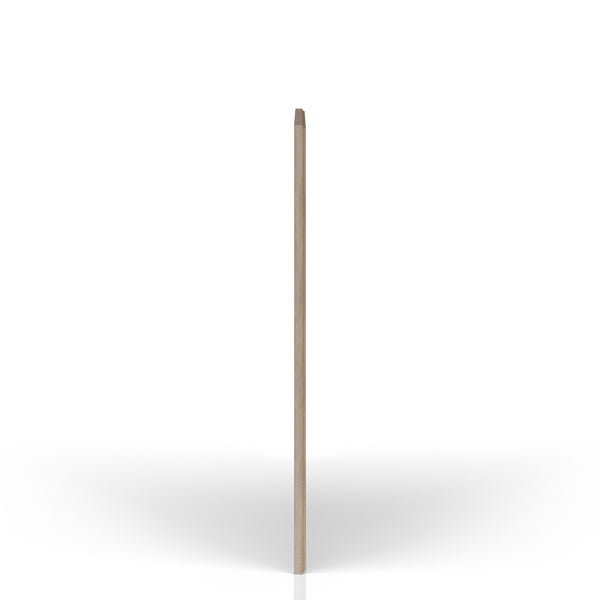 English Elm Sand Rectangle Wood Mirror with Beveled Glass and Rubberwood Frame, Dresser-Mount, Warm Finish Sand 49 L x 42.25 W x 4 H B2699P266475