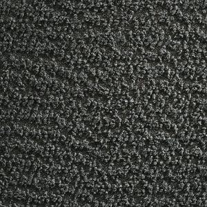 English Elm Mira Charcoal Boucle Upholstered Tufted Accent Bench with Black Metal Frame, Channel Tufting Comfort B062P299936