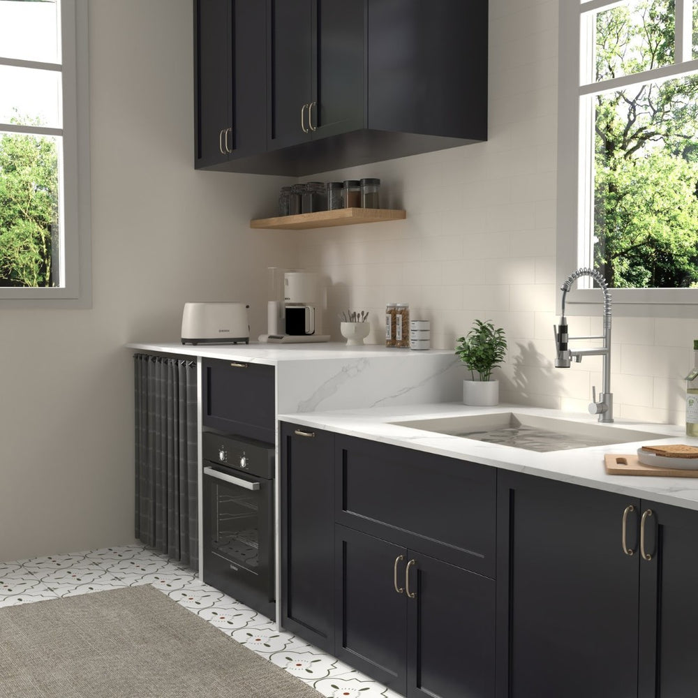 English Elm Bothwa Cupc Certified Single Handle Kitchen Faucet Tall Arc Stainless Steel Design Brushed Nickel B2724P262358