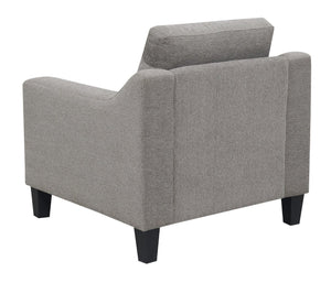 English Elm Wallace & Bay - Gray Accent Chair - Urban Contemporary Design With Comfortable Support For Modern Living Spaces B361P384462-GIGA