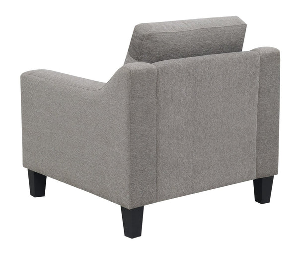 English Elm Wallace & Bay - Gray Accent Chair - Urban Contemporary Design With Comfortable Support For Modern Living Spaces B361P384462-GIGA