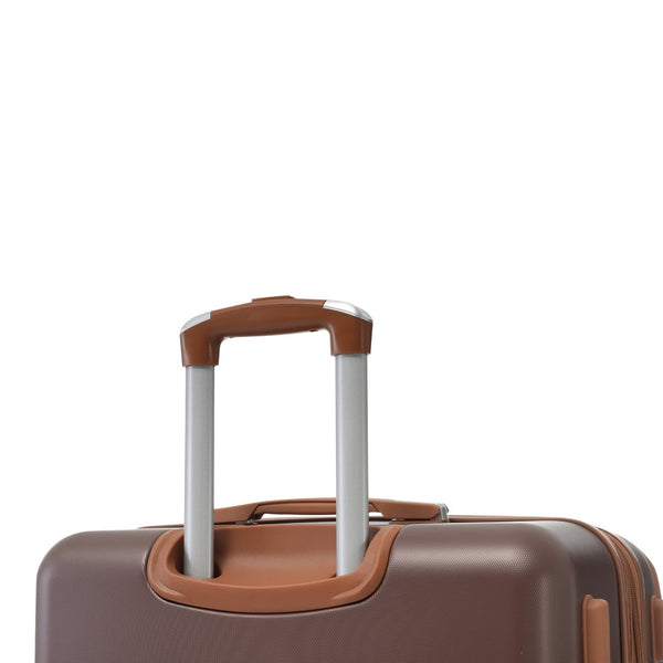 English Elm Hardshell 3 Piece Abs Luggage Set with Tsa Lock Spinner Wheels and Cosmetic Case N732P171585O