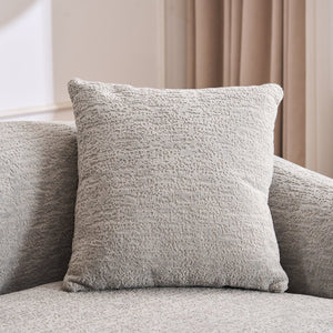 English Elm Boneless L-Shape Sectional Sofa with Curved Chaise Modern Modular Chenille Couch 30D Foam Comfort Lounge Elegance for Living Room Apartments Light Gray W2231S00010