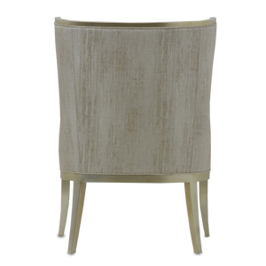 Garson Silver Armchair - Chic Wingback Design in Fresh Files Linen for Timeless Elegance & Comfort