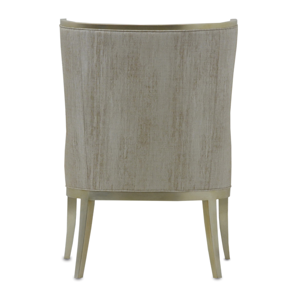 Garson Silver Armchair - Chic Wingback Design in Fresh Files Linen for Timeless Elegance & Comfort