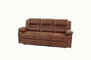 English Elm Modern Power Reclining Sofa with Usb Port Faux Leather Pillow Top Arms Living Room B011P467869