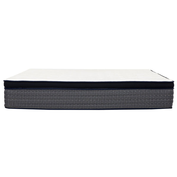 English Elm 14 Inch Cooling Hybrid Mattress Gel Foam Pocket Coils Euro Top Medium Firm Queen B011P474212